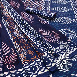 Hand Block Cotton Sarees | Hand Block Printed Cotton Saree - Manufacturers